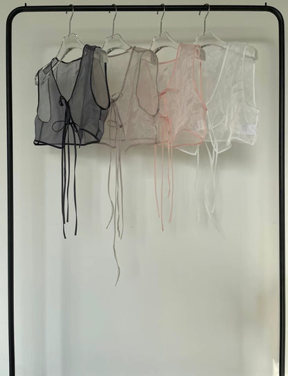 推✨"Elf" Layering & See-through Top (White)