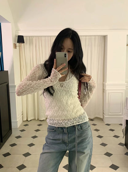 Scoop Lace Top (3 Colours)