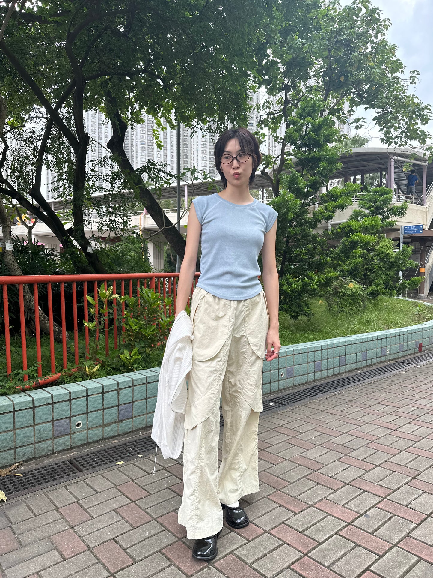 ✨推！”Istanbul” Round Pockets Cooling Sweatpants (3 Colours)