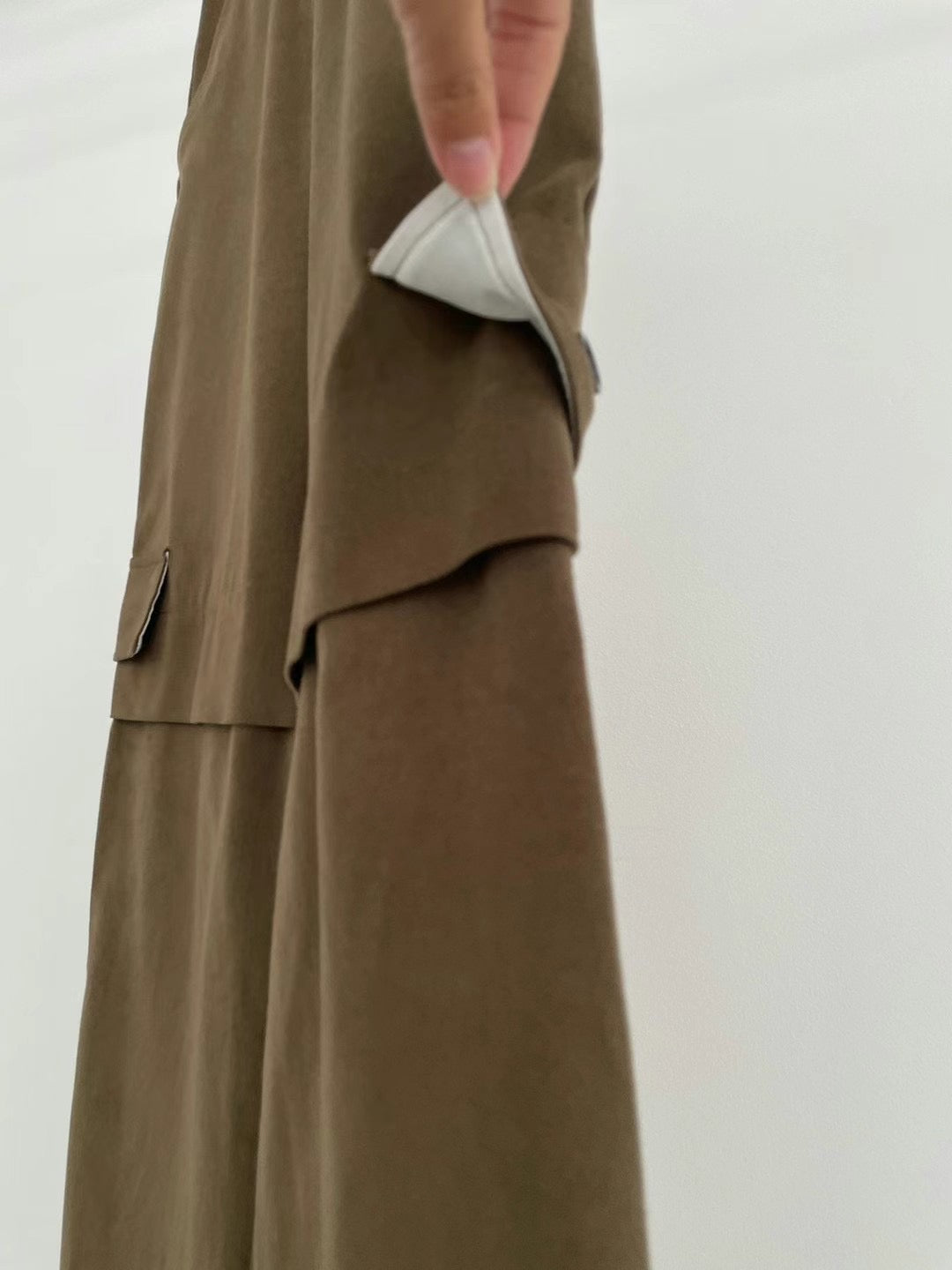 ✨推！"Jesse" Cargo Pants with Buckles (Ivory)