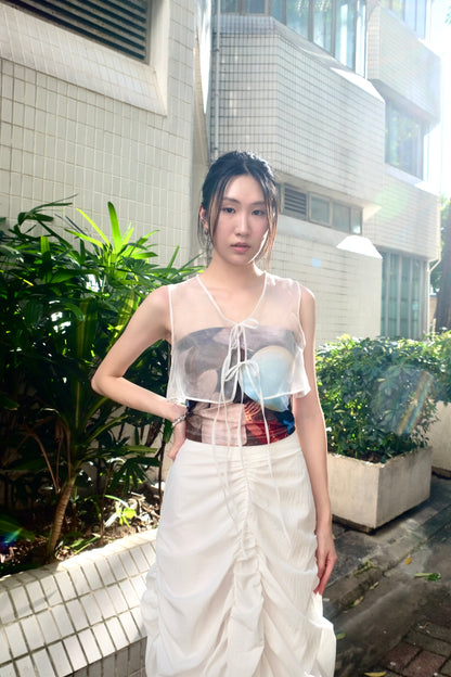 推✨"Elf" Layering & See-through Top (White)