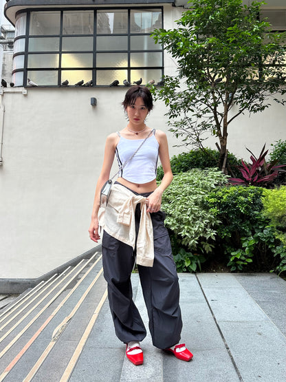 Blokecore V-waist Cami (White)