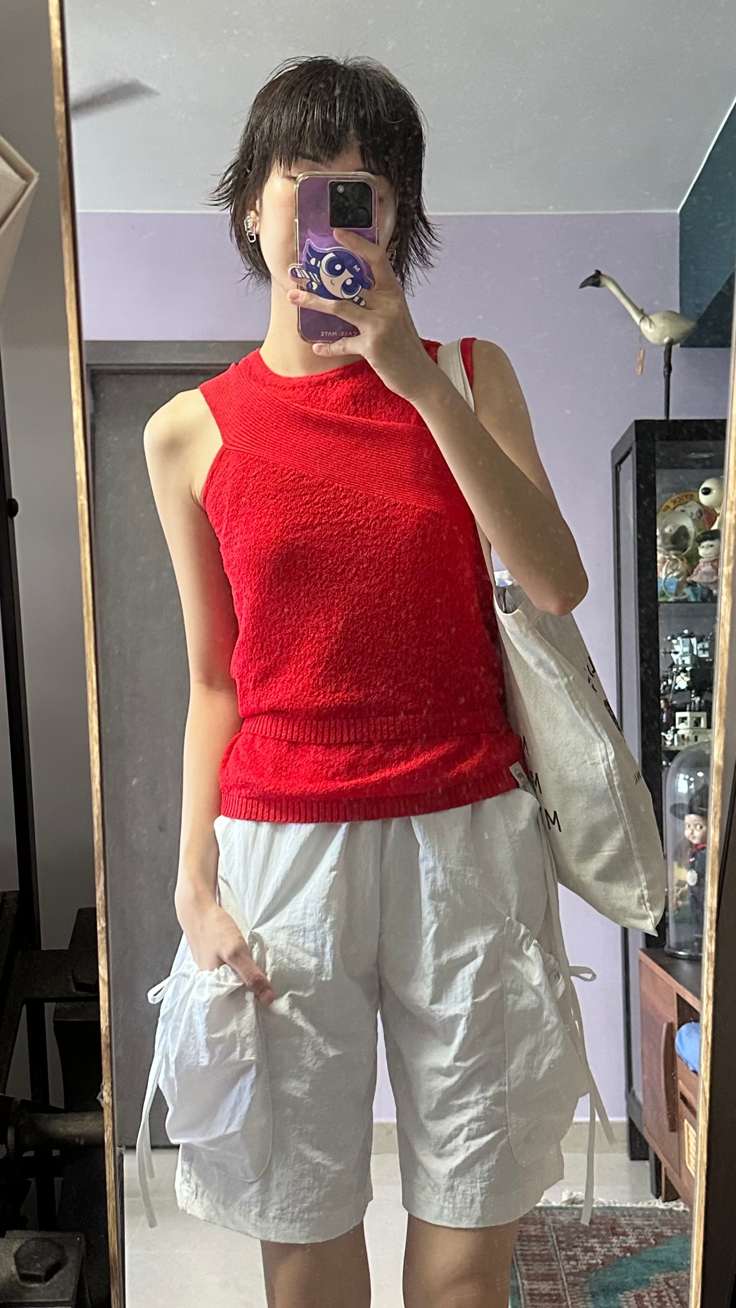 ✨推！"Ballet Boy" Ribboned Shorts (White)