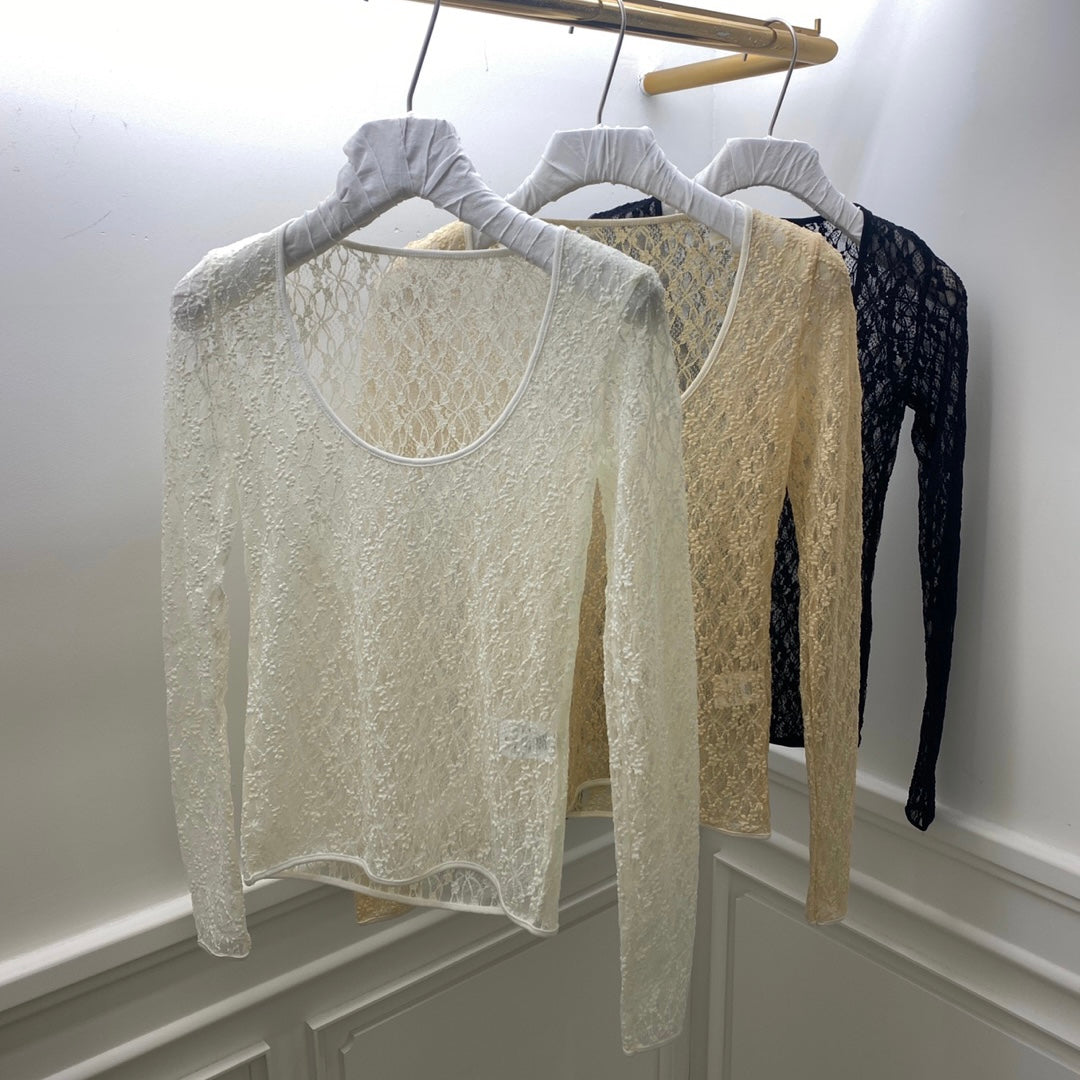 Scoop Lace Top (3 Colours)