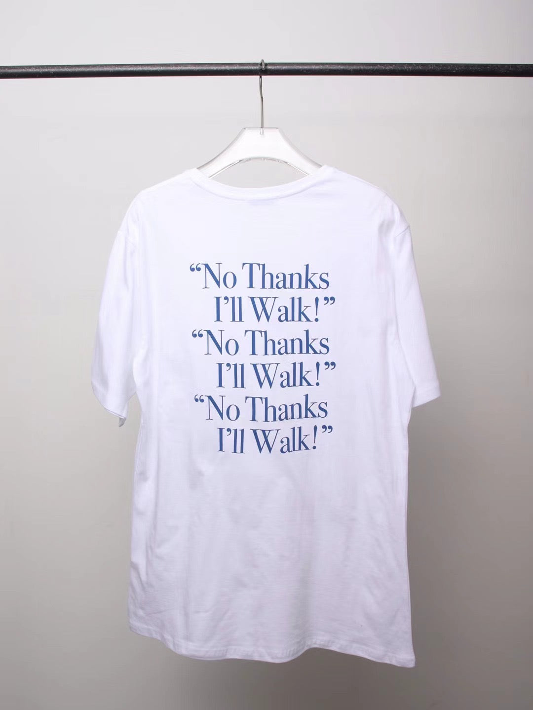 "No thanks!" Print Tee (Grey)