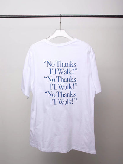 "No thanks!" Print Tee (Grey)