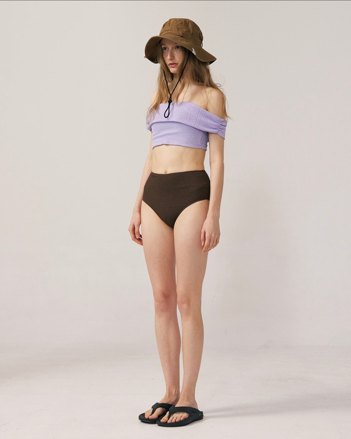 連線優惠/ Off-shoulder High-waist Bikini