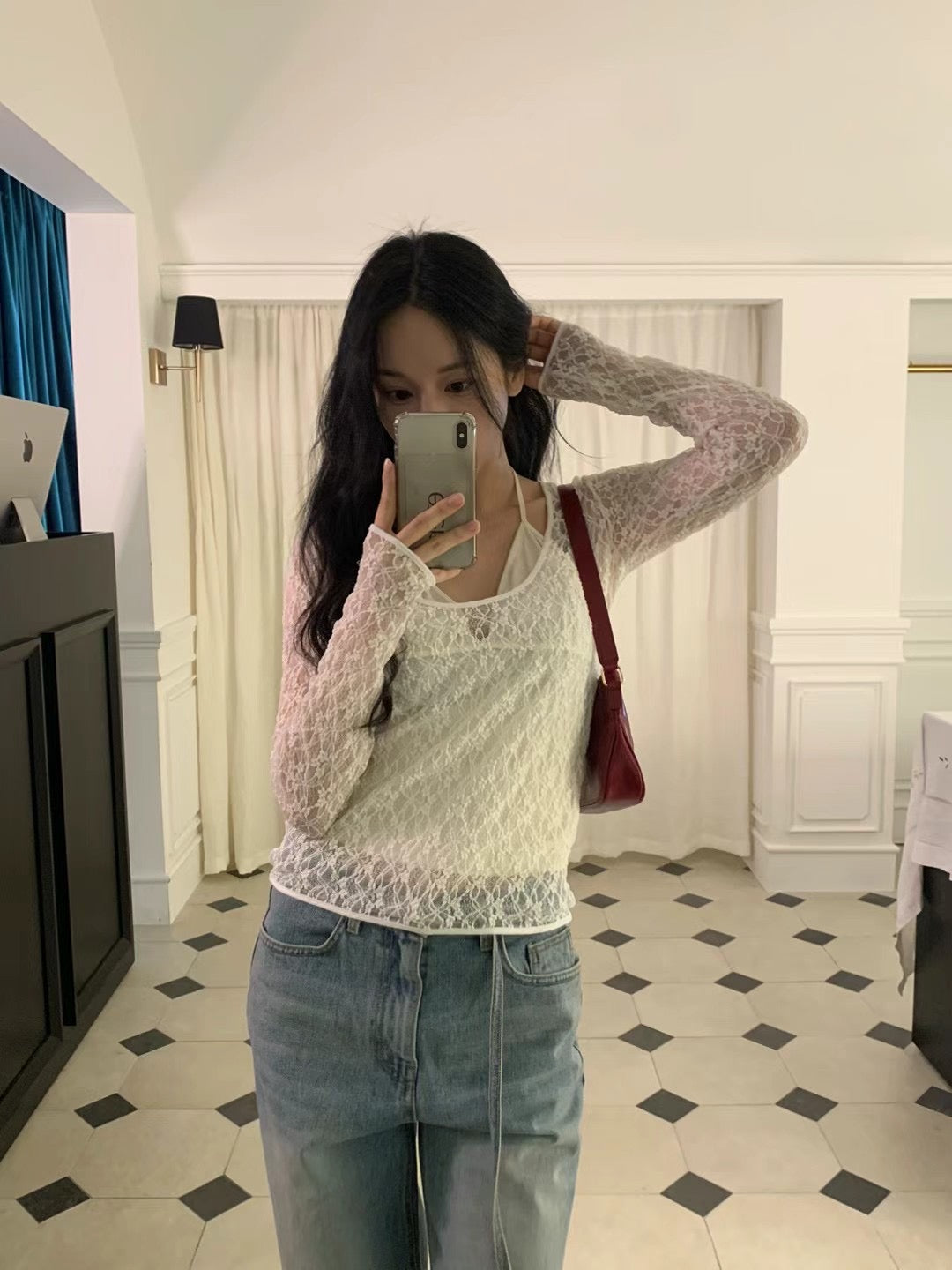 Scoop Lace Top (3 Colours)
