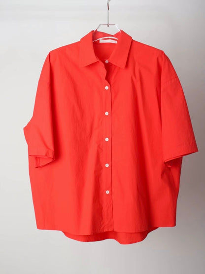 連線優惠/ Relaxed Short Sleeved Shirt