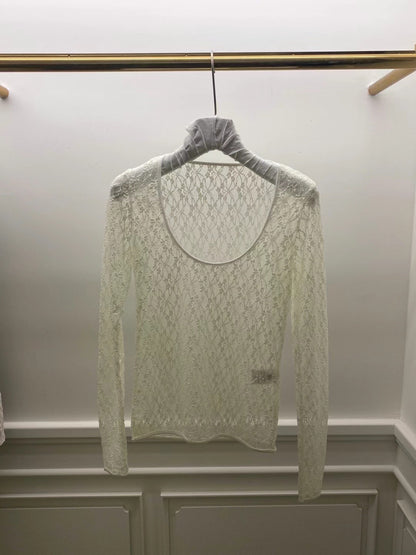 Scoop Lace Top (3 Colours)
