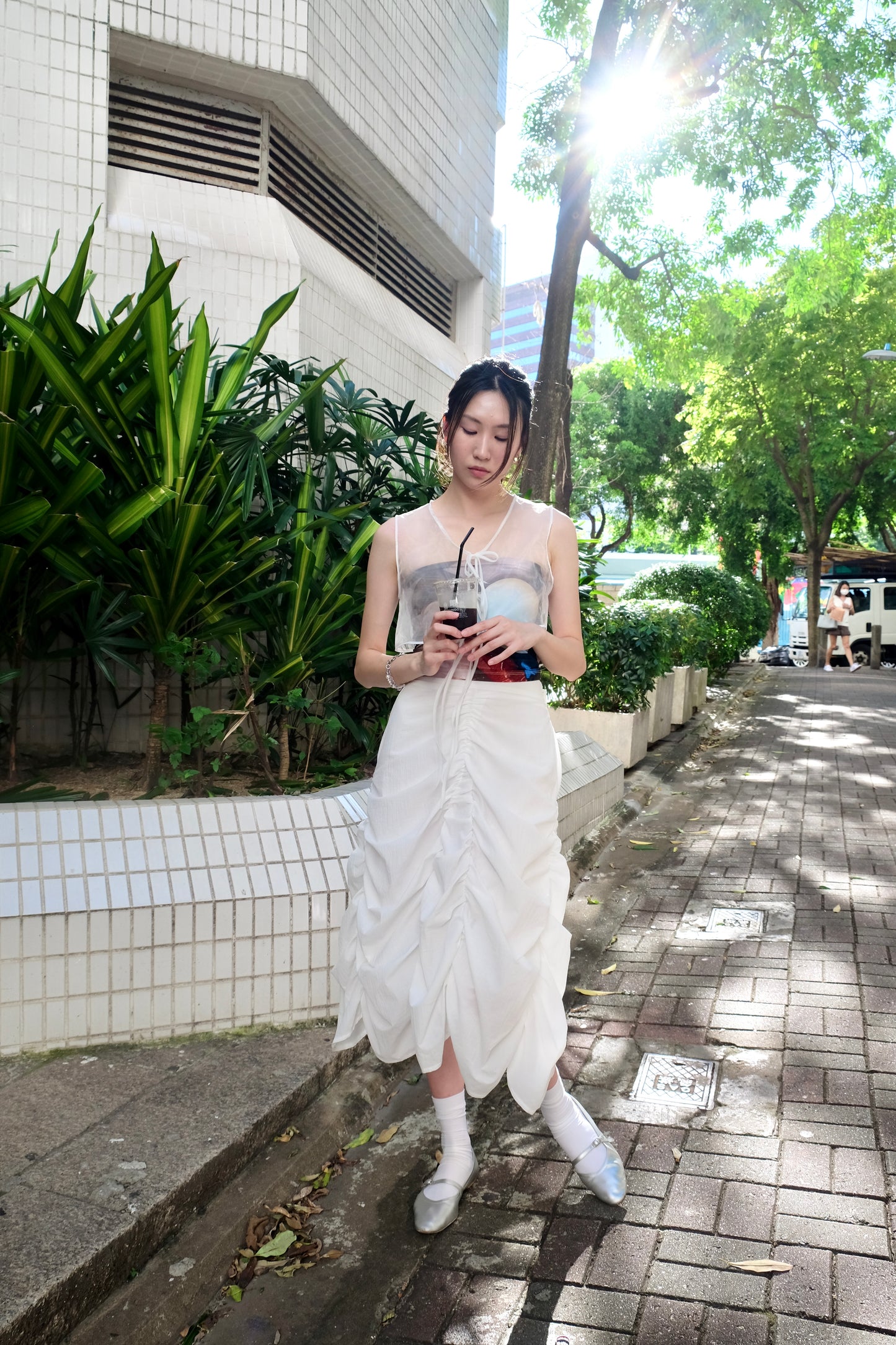 推✨"Elf" Layering & See-through Top (White)