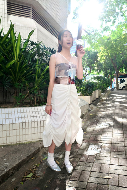 推✨"Elf" Layering & See-through Top (White)