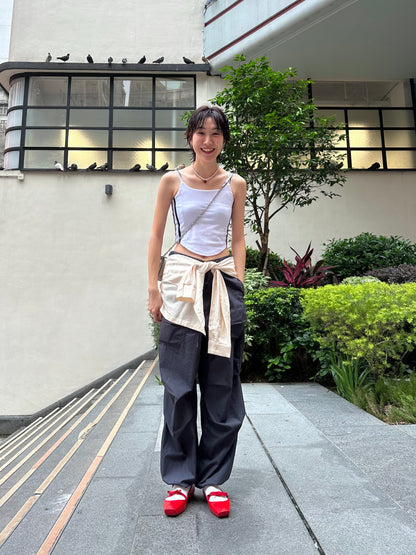 Blokecore V-waist Cami (White)