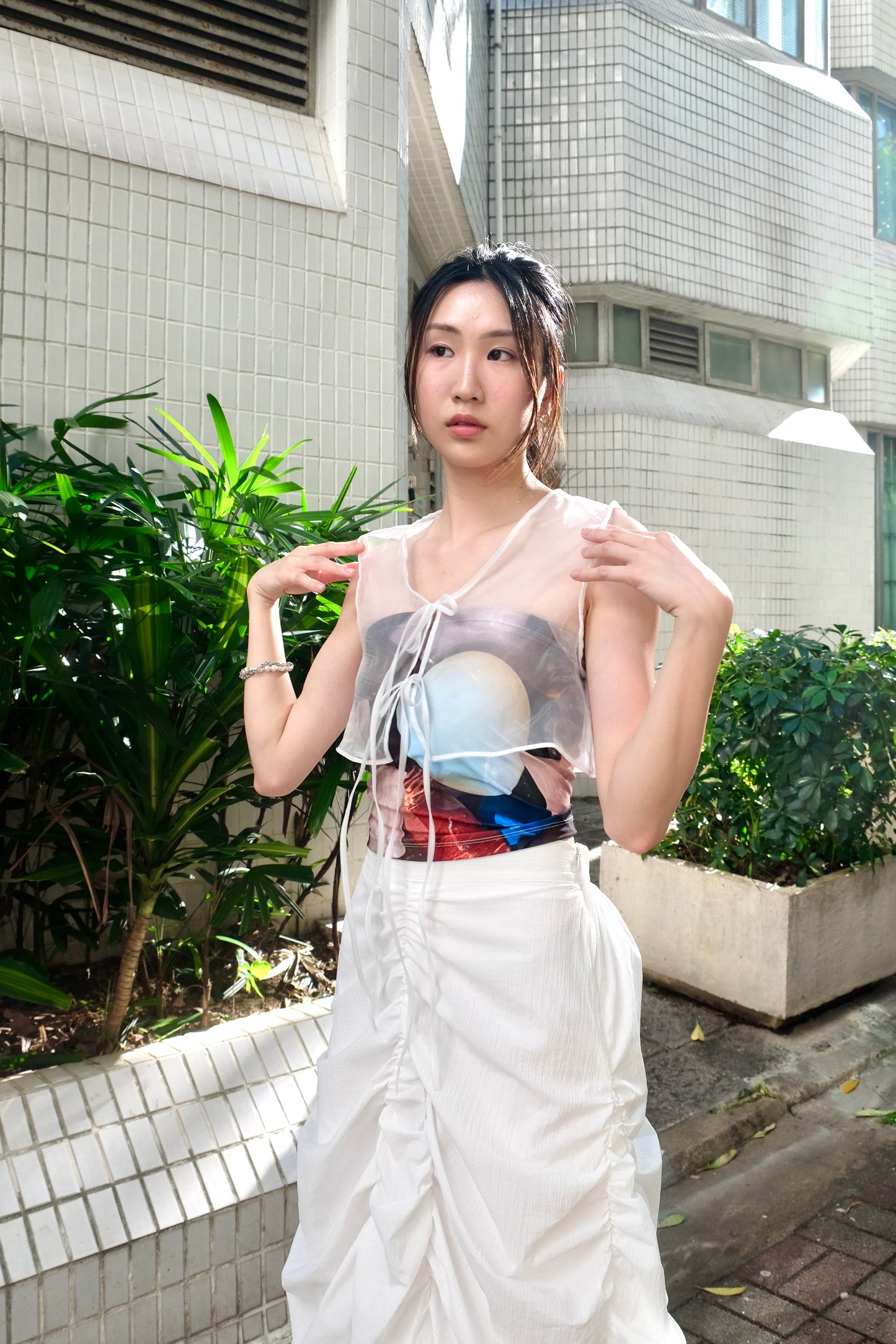 推✨"Elf" Layering & See-through Top (White)