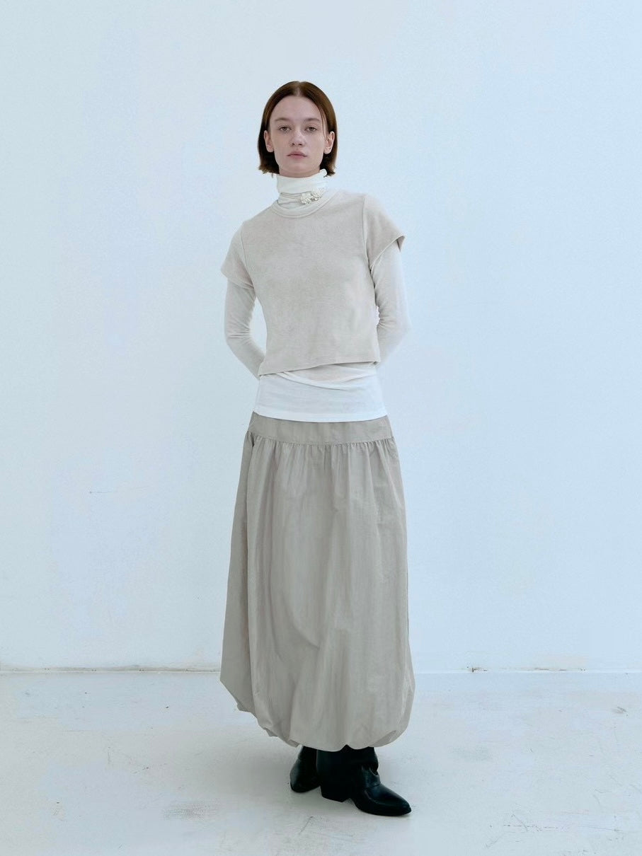 Airy Balloon Skirt (Fleece Linings)