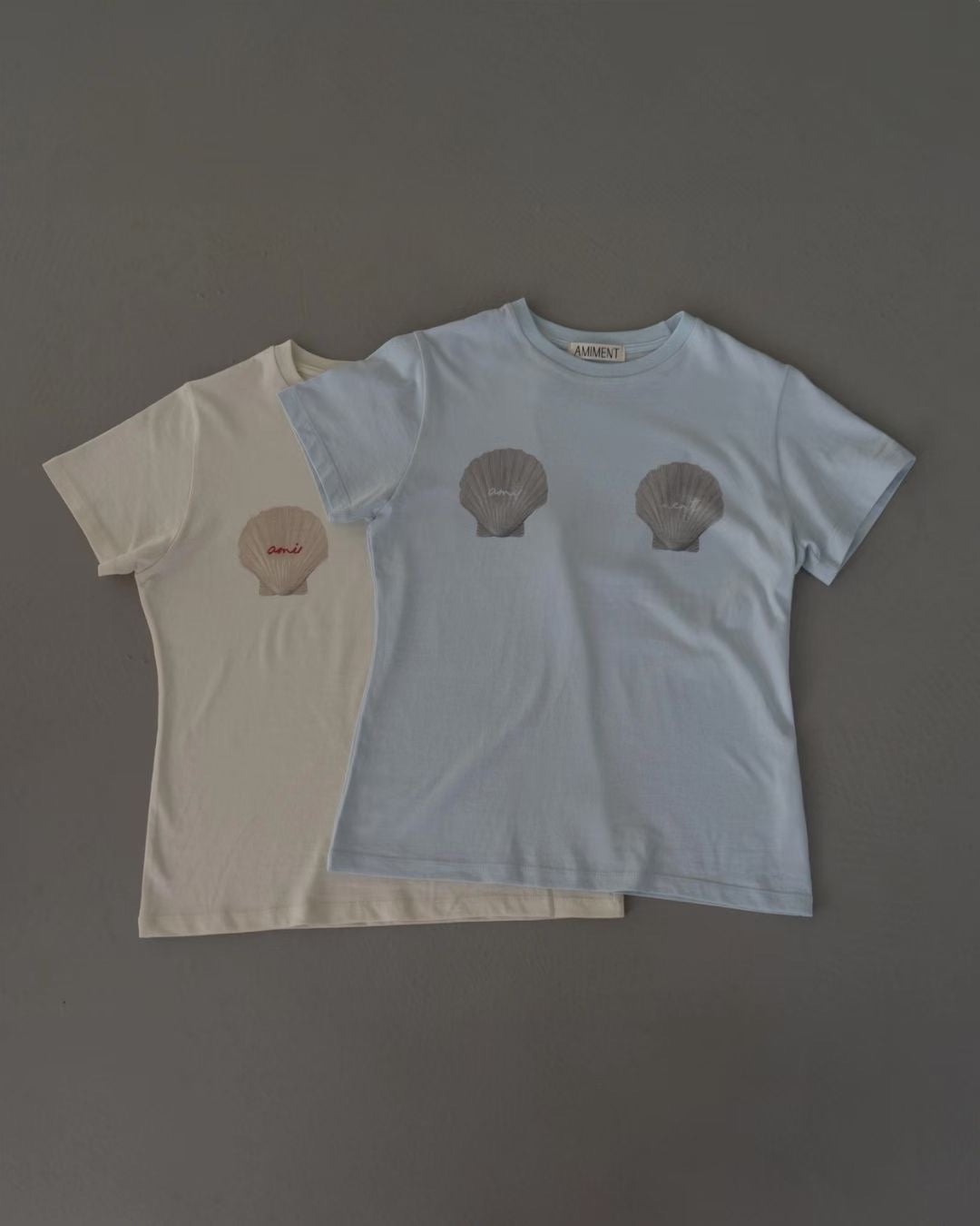 "Venus" Shell Goddess Tee (Baby Blue)