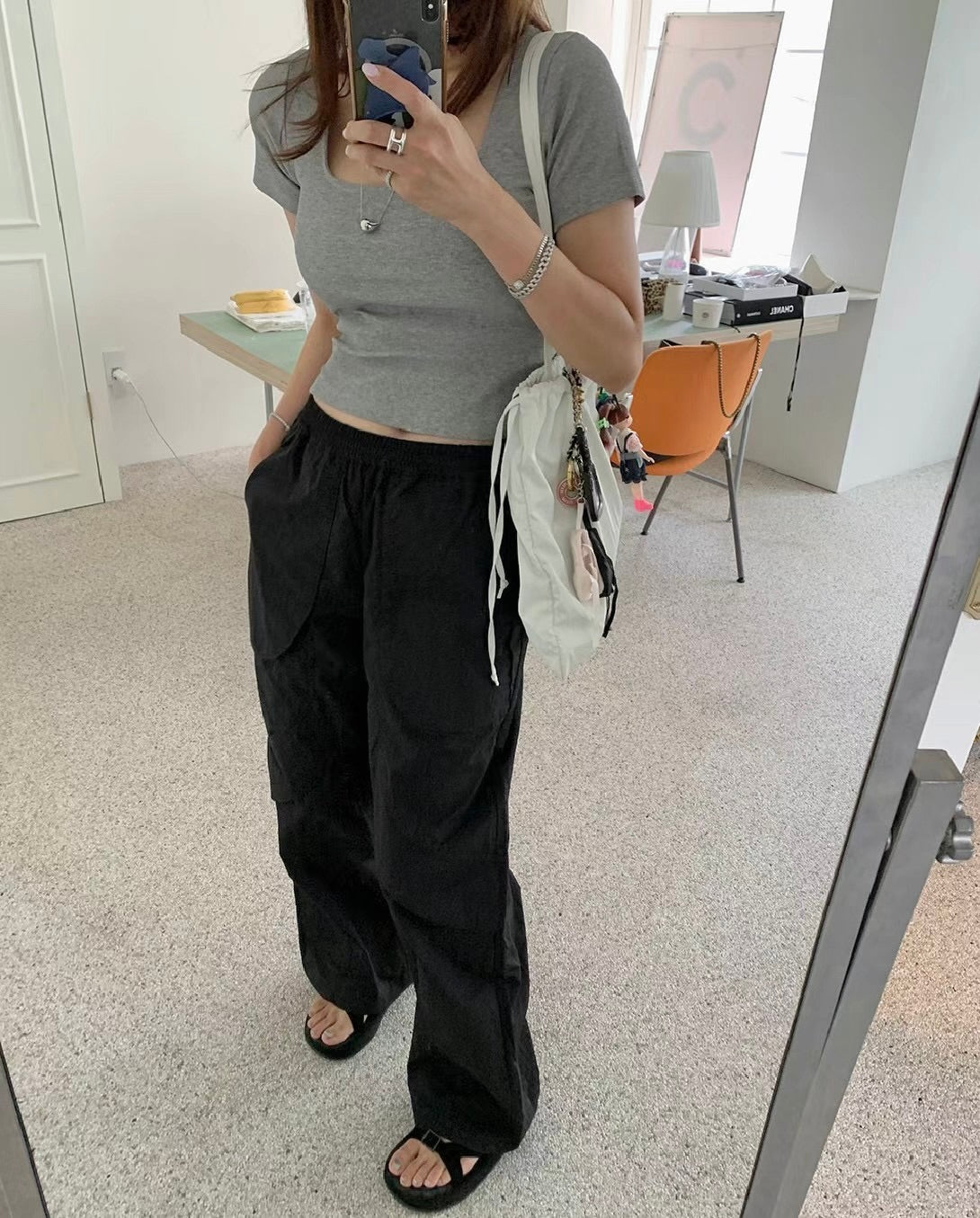 ✨推！”Istanbul” Round Pockets Cooling Sweatpants (3 Colours)