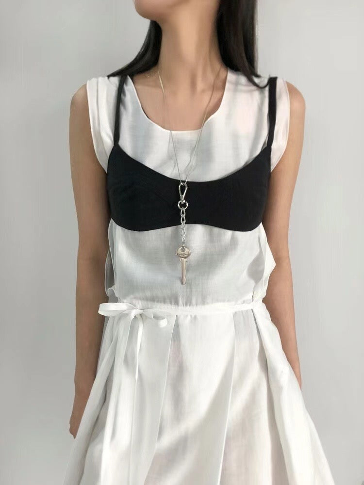 ✨推！"Kiki" Strappy Bra Top (Black/ Grey/ Pink)