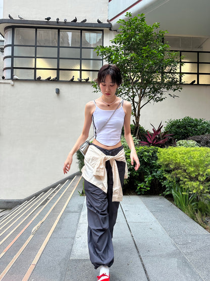 Blokecore V-waist Cami (White)