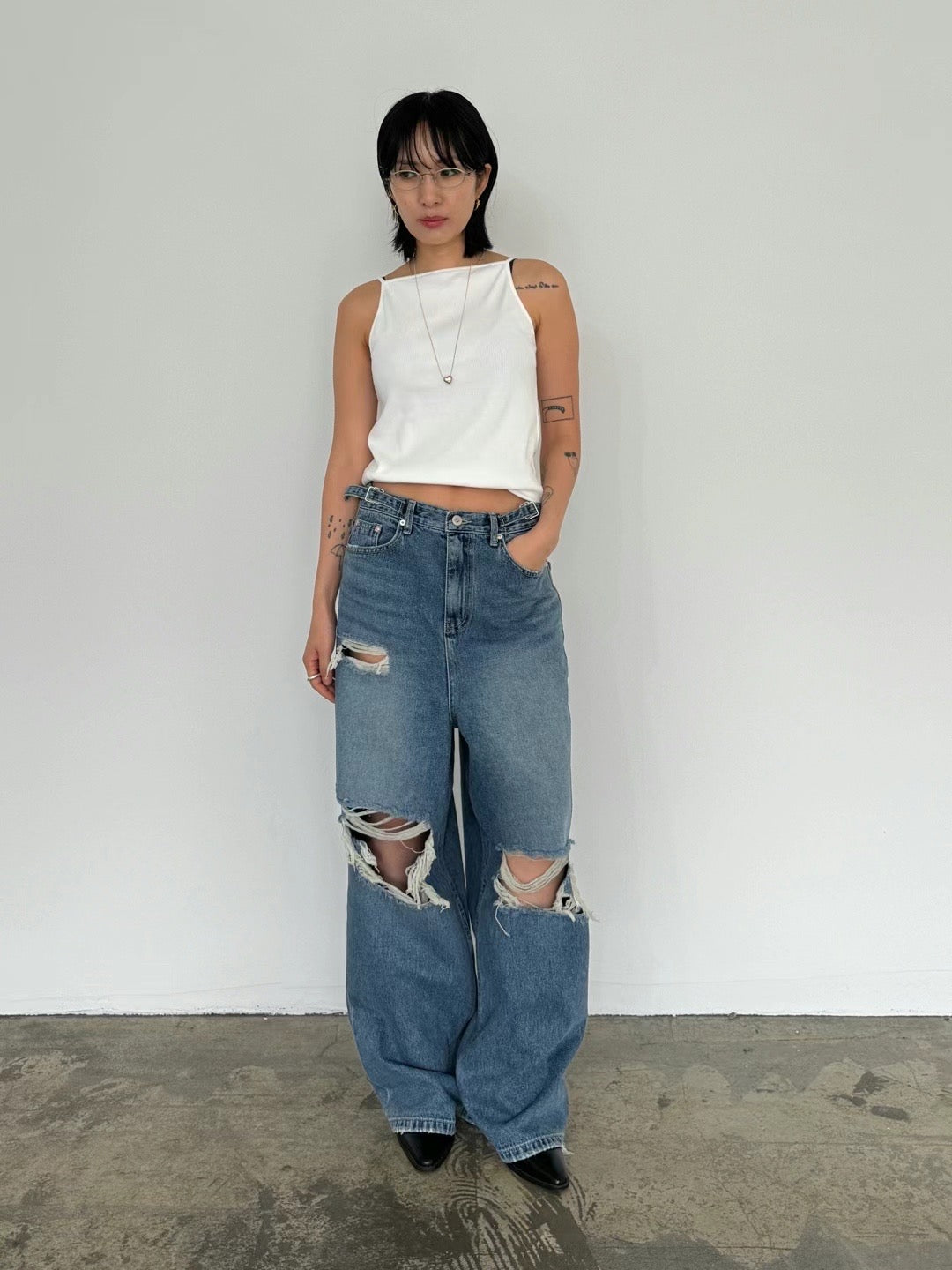 連線優惠/ High Neck Cami